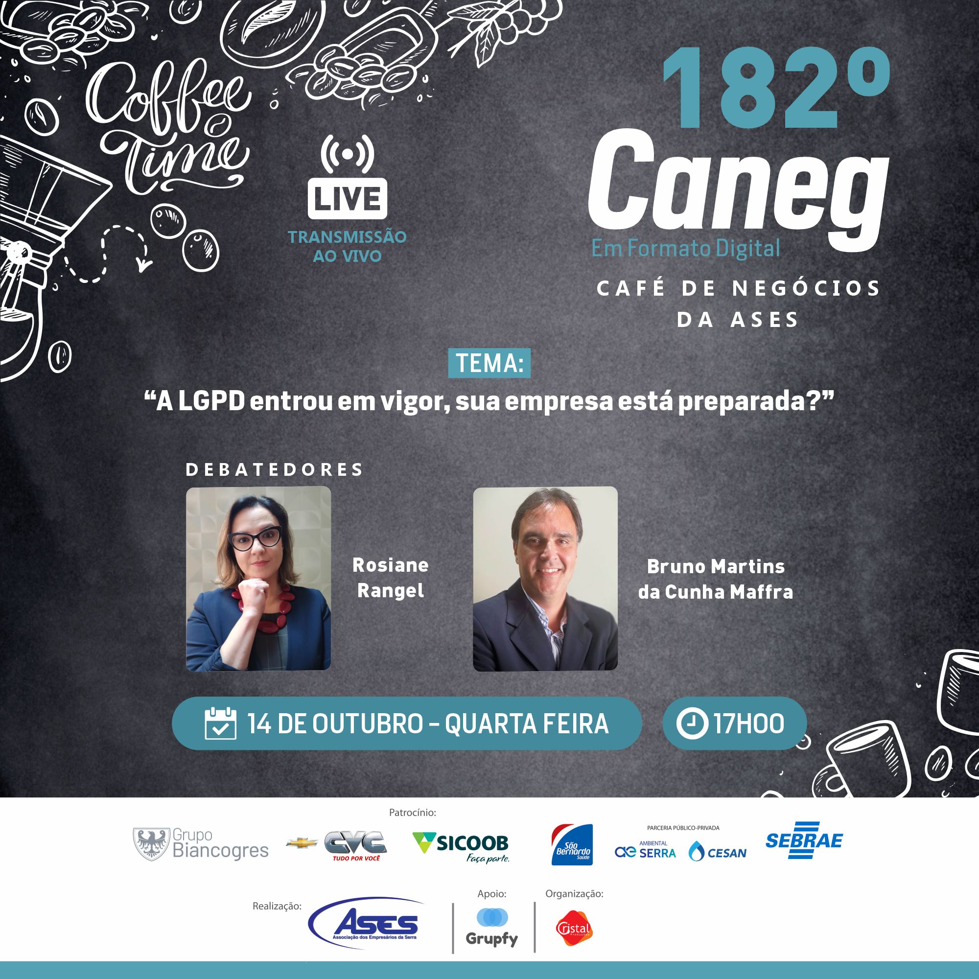 Leia mais sobre o artigo Caneg Digital debaterá a Lei Geral de Proteção de Dados que foi sancionada