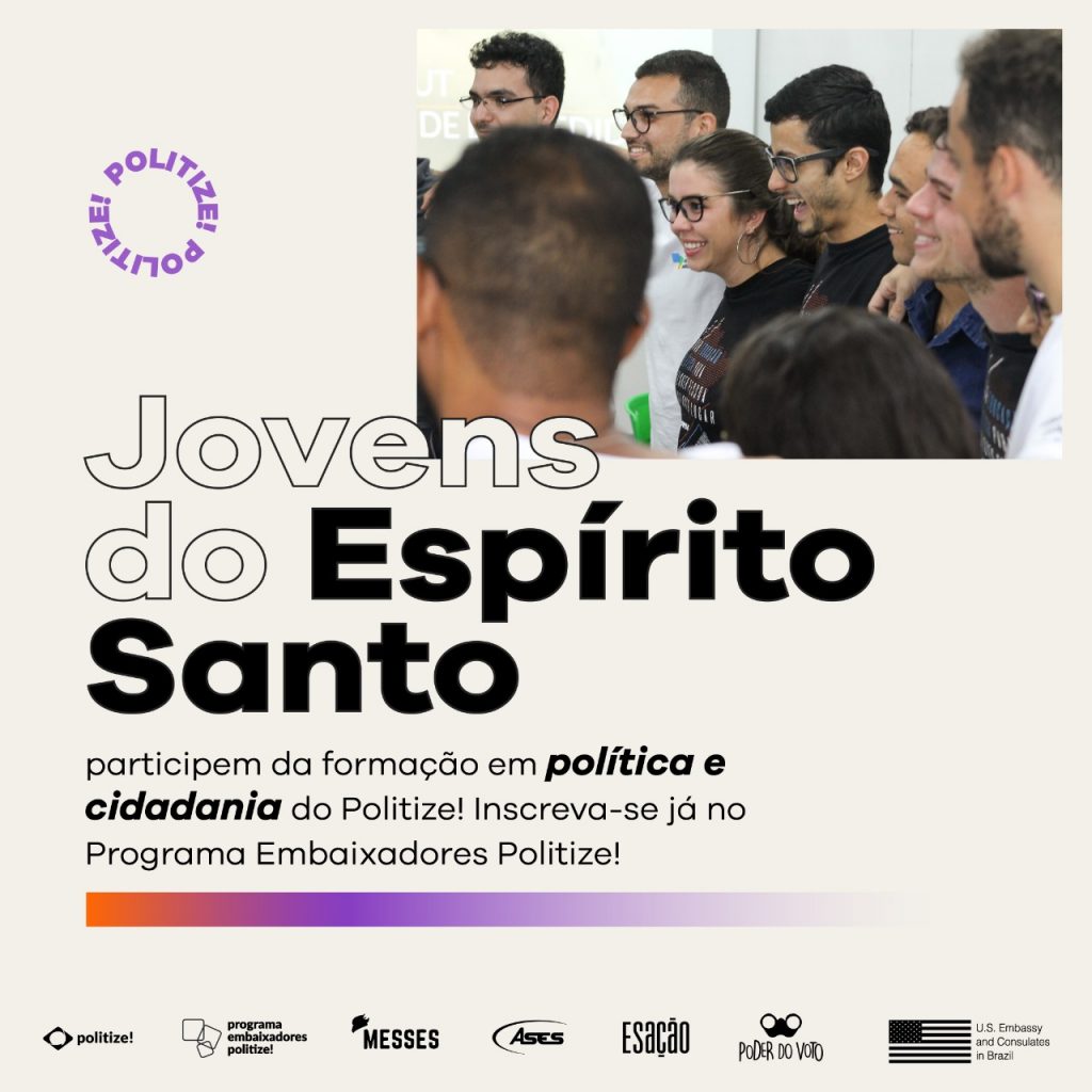 Politize ASES convida jovens a participar do programa Embaixadores Politize! - ASES